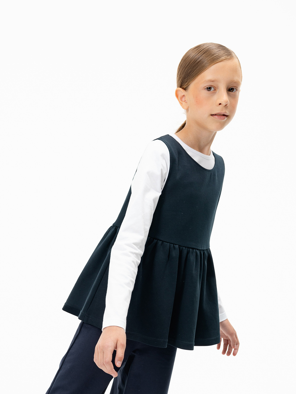 ПРЕДЗАКАЗ Лонгслив втачной рукав Mjölk Белый