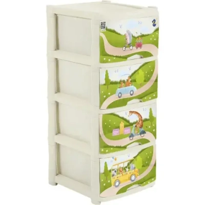 Комод детский Lalababy Play with Busy Animals 4 ящика
