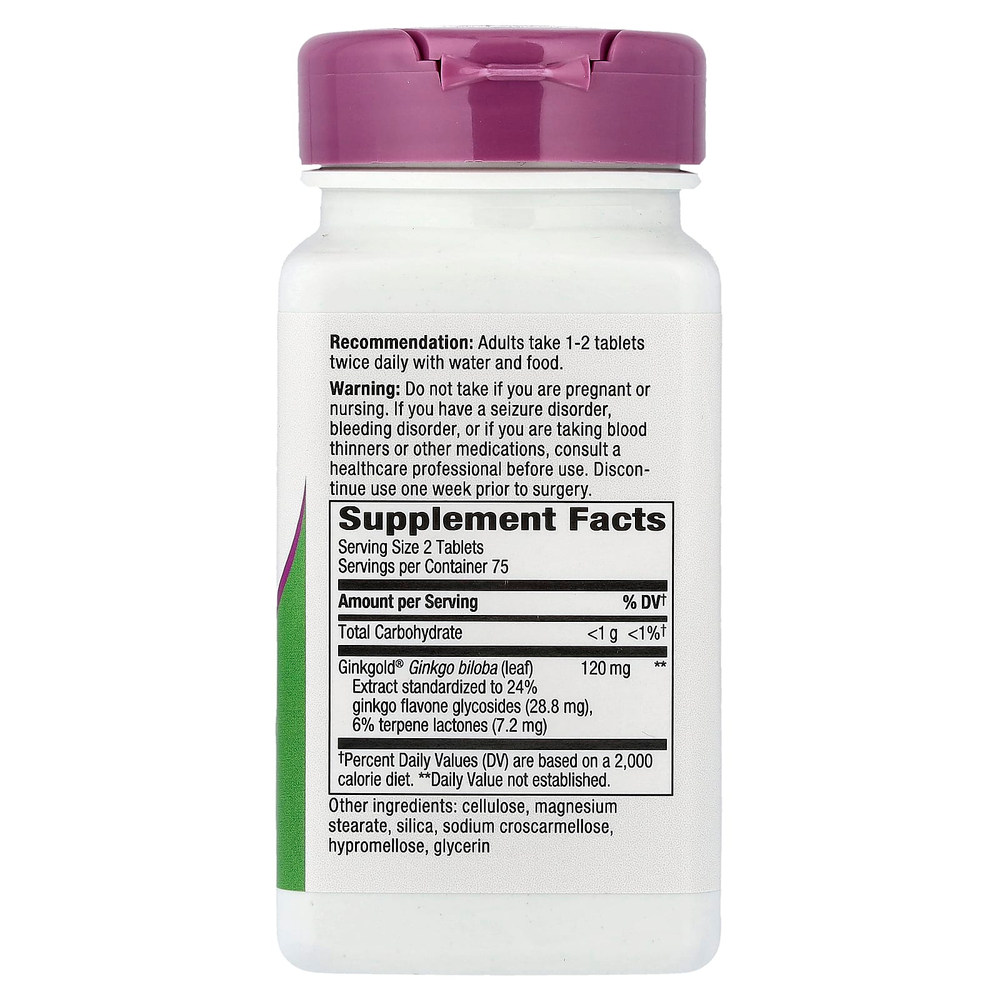 Nature's Way, Ginkgold®, 150 таблеток (60 мг в одной таблетке)