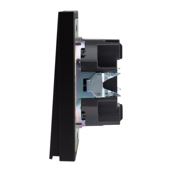 Выключатель STRONG 3 кл 10А с/у антрацит KRANZ