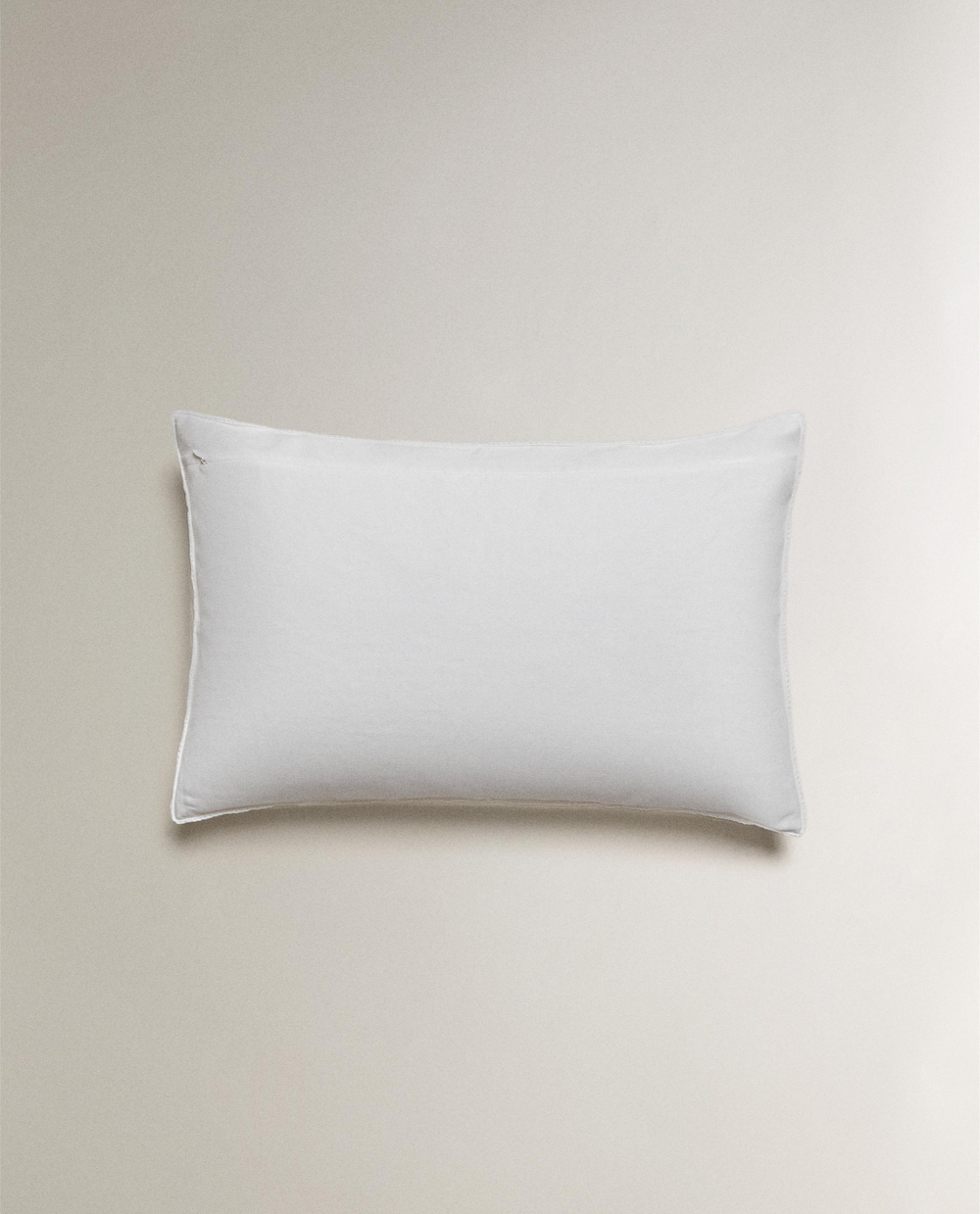 Zara Home наволочка декоративная из хлопка, белый