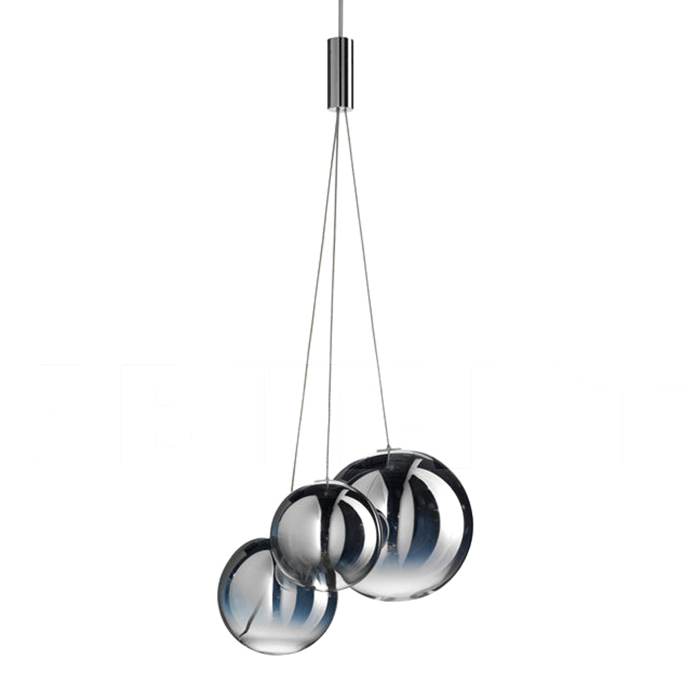 Pendant design lamp  Random by Studio Italia Design (Chrome)