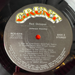 Винтажная виниловая пластинка LP Jefferson Starship Red Octopus (Japan 1976) (Obi) Sweeter Than Honey