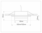Встраиваемый светильник Ambrella Light TN TN52421