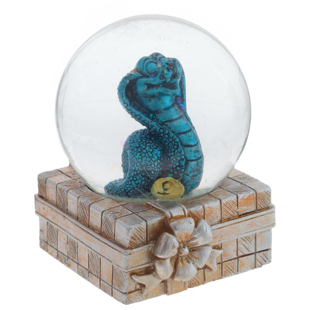 GAEM Фигурка декоративная в стекл шаре "Змея", D 6 см, L6 W6,5 H8 см, 3в.