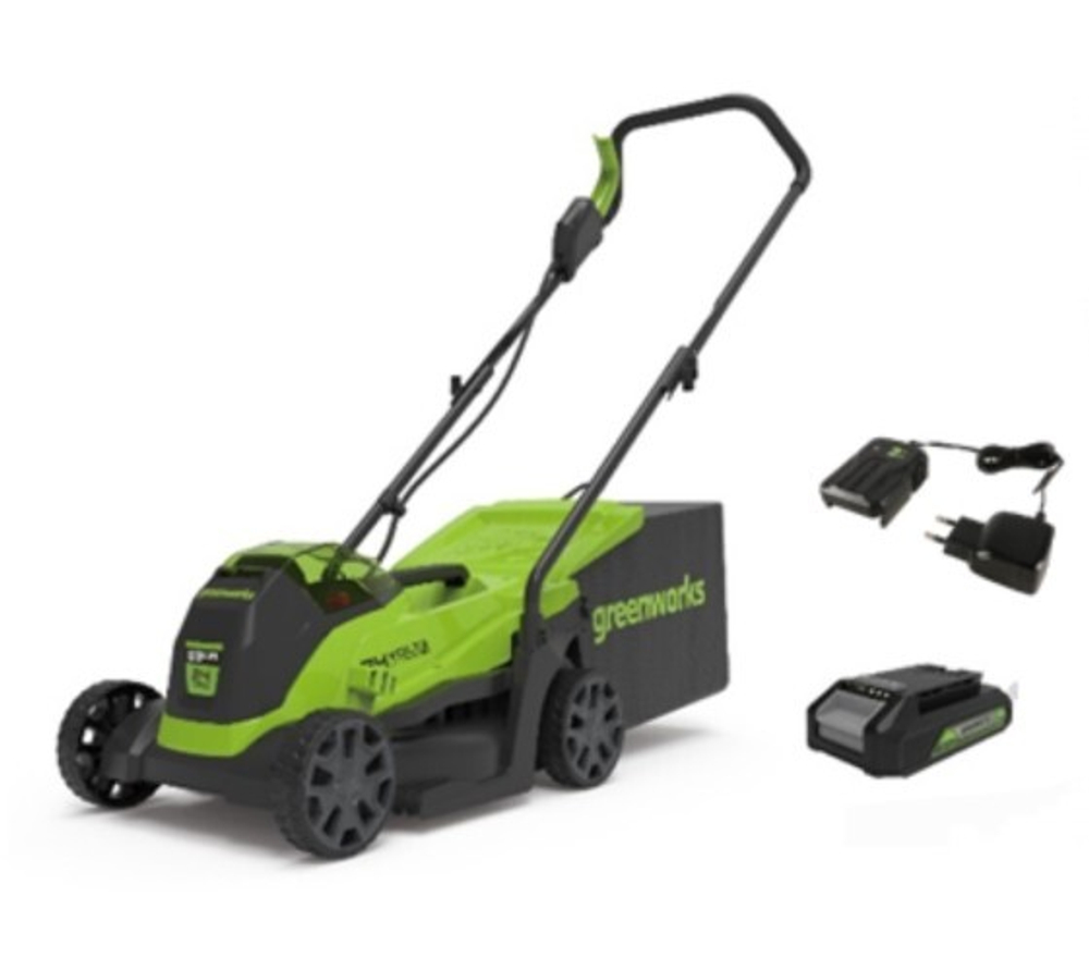 Газонокосилка аккумуляторная Greenworks GD24LM33K4 (2516107UB)