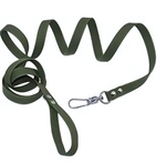 Поводок для собак крупных пород «Мой Бро», цвет хаки, 3 метра (лейбл)