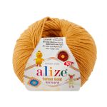 Пряжа Alize (Ализе) Cotton Gold Hobby New / уп.10 мот. по 50 г, 165 м, 2 шафран
