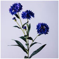ЦВЕТОК ИСКУССТВЕННЫЙ "ВАСИЛЕК" ВЫСОТА=64СМ. (МАЛ.УП=24ШТ/КОР=96ШТ)