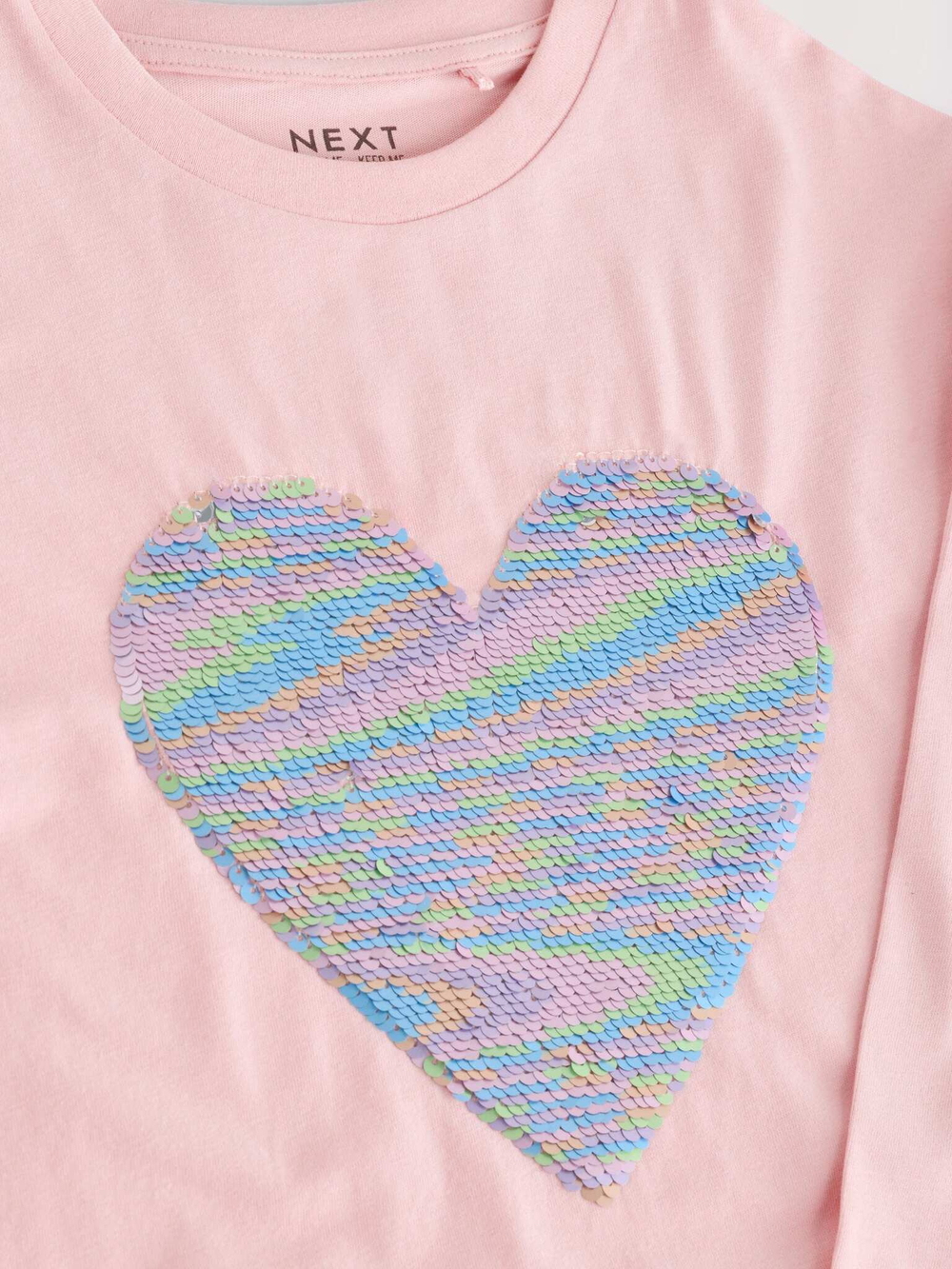 Лонгслив для девочки Next E44-424, Розовый