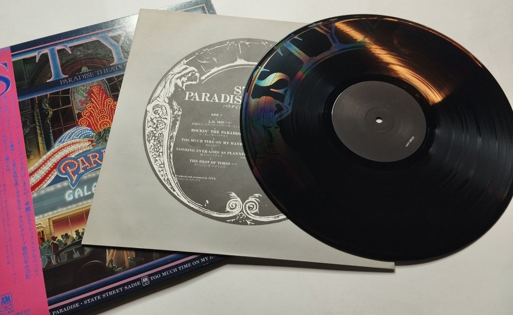 Винтажная виниловая пластинка LP Styx Paradise Theatre (Japan 1981) (Obi)