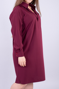 Платье женское 3582зп, бордовый #86Б053582зп