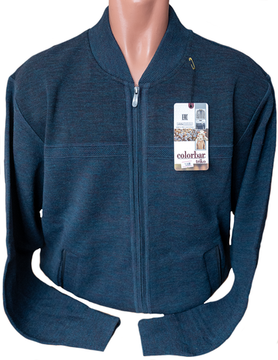 p-p 56-66. Жакет шерстяной "COLORBAR" Турция. Разъемный замок. BATAL