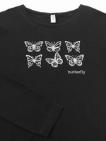 Лонгслив для девочек р-р 122 чёрный (Такро) M0874KL-7/10