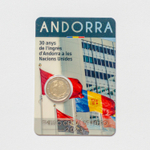 Andorra 2 Euro 2023: 30th Anniversary of Accession of Andorra to United Nations