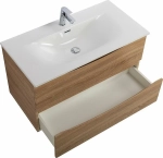 Тумба с раковиной BelBagno MARINO-CER-N-800-2C-SO-WO-P Rovere Bianco