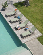 Столик пластиковый для лежака Nardi Pop, тортора