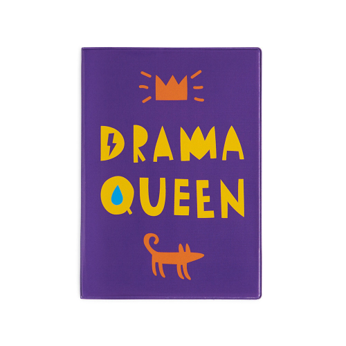 Обложка для ветпаспорта DRAMA QUEEN (твердый переплет) Шарик