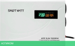 Стабилизатор напряжения Smartwatt AVR Slim 1500RW белый (4512020310003)