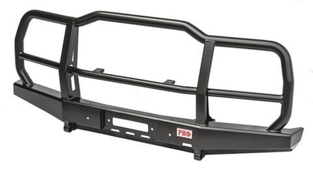 Бампер силовой передний УАЗ Хантер с защитной дугой облегчённый (без внутренних усилителей) РИФ