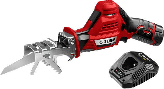 Аккумуляторная сабельная пила "ЗУБР" СПЛ-125-21