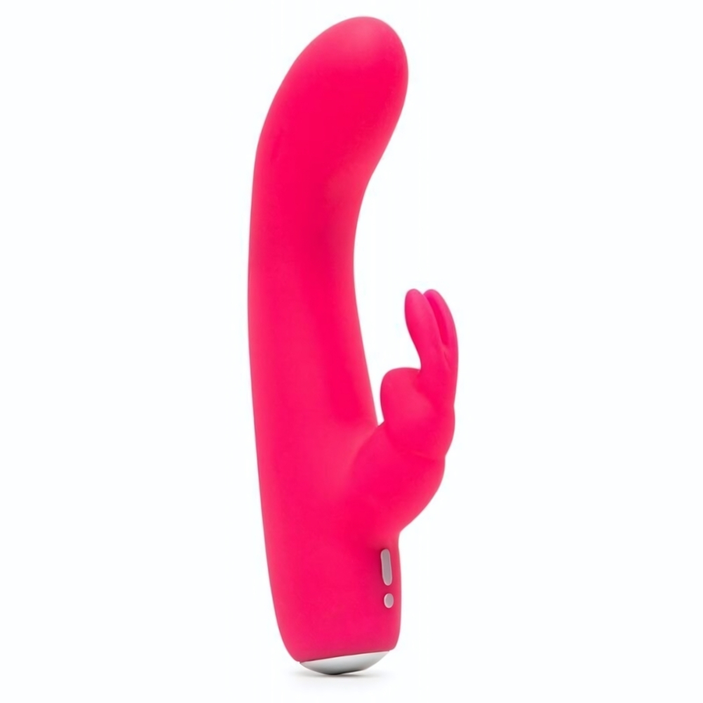 Розовый вибратор-кролик Rechargeable Mini Rabbit Vibrator - 15,2 см. (Цвет: розовый)