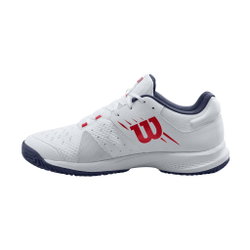 Мужские кроссовки теннисные Wilson Kaos Comp 3.0 M - white/peacoat/wilson red