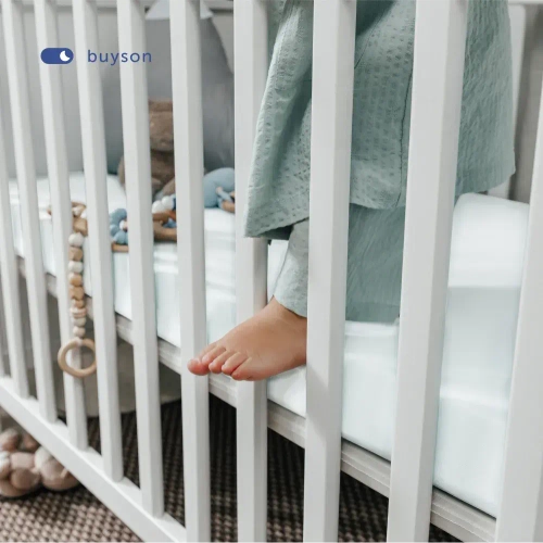 Матрас в кроватку BuyJoy, 7 см, жесткость выше средней, беспружинный