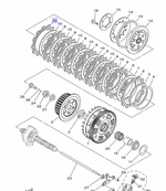 Диск сцепления Yamaha 5YU1632100