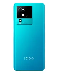 Задняя крышка для  Iqoo Z7 синяя (Blue) со стеклом камеры