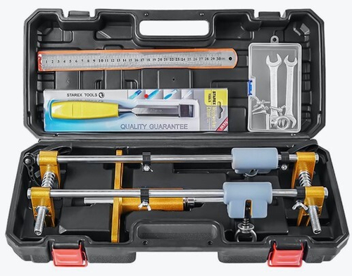 Шаблон для врезки дверных замков, ручек, личинок / Кондуктор для врезки дверных замков