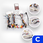 Комплект рамки с разъёмами 10,1"+can Nissan Qashqai J11, X-Trail T32 2014-2022 SS (поддержка 360 и автопарковки) - Car-Smart 7015