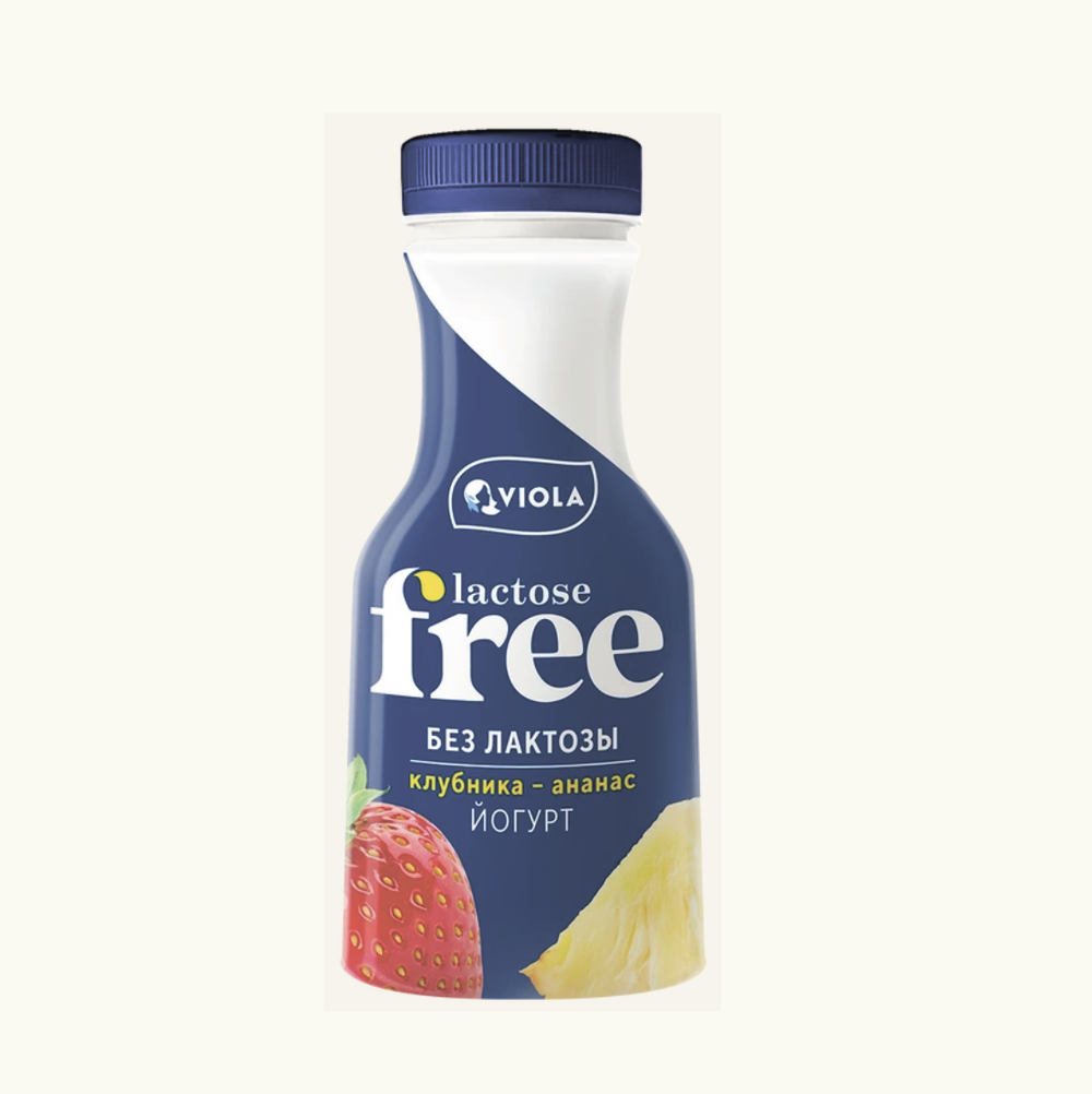 Йогурт питьевой БЕЗЛАКТОЗНЫЙ VIOLA FREE