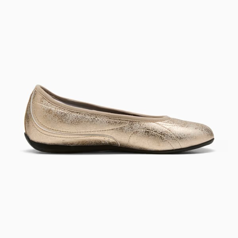 PUMA Кроссовки-балетки Catch Soleil Metallic Whisper, золотой