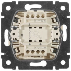77 4306 Выключатель 1 клавишный проходной 10 шт слоновая кость