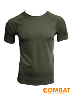 Тактическая футболка Combat Tactical T-Shirt 801 Mars. Олива