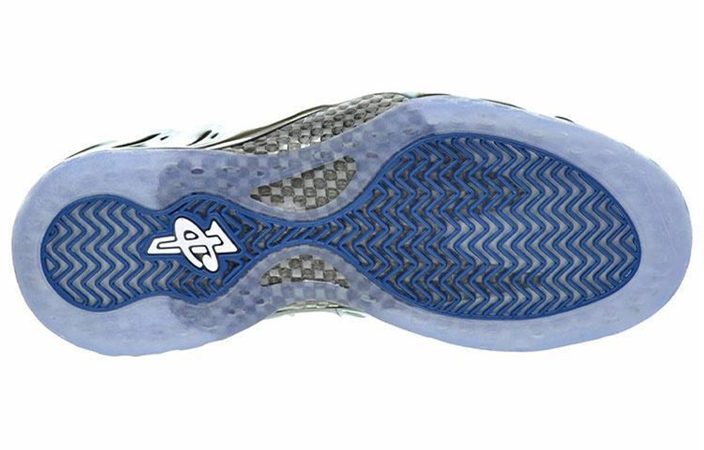 Кроссовки Nike Foamposite One Blue Mirror
