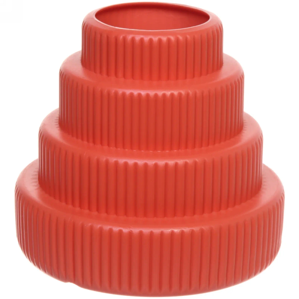 Ваза из пластика «Marlen-Пирамида» 0,5л 16*15*8,2см цвет коралловый