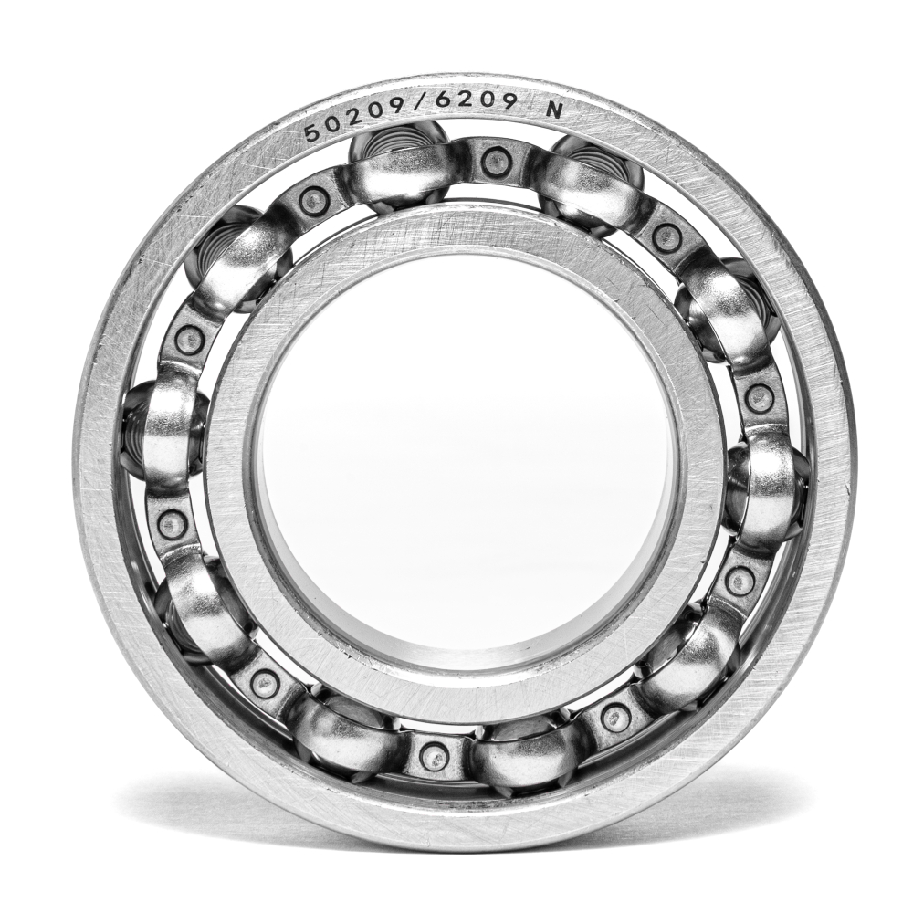 Подшипник шариковый радиальный однорядный открытый с проточкой на наружном кольце, 45х85х19 мм (КПП ГАЗ, ПАЗ)