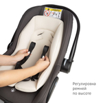 Детское автокресло SIGER «ДАФНИ», маренго, гр. 0+, 0-13 кг, 0-1,5лет