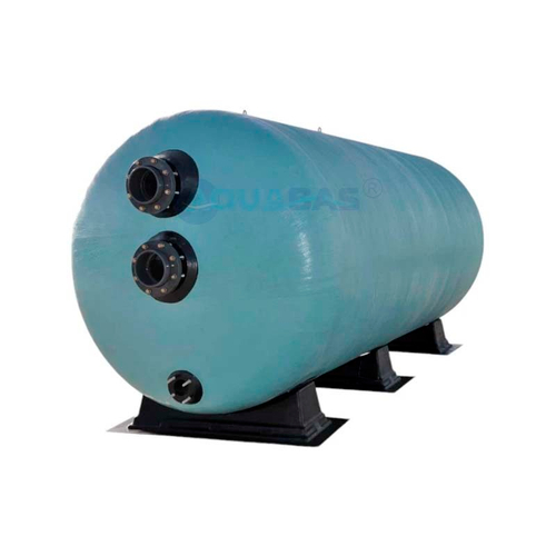 Фильтр 51м3/ч Gemas TURBIDRON HORIZONTAL 1000х2000мм M0,6 фланец 125 мм 30м3/ч/м2+Люк400 (02197162)