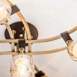 Citilux Мерида CL142154 Люстра с поворотными плафонами Бронза