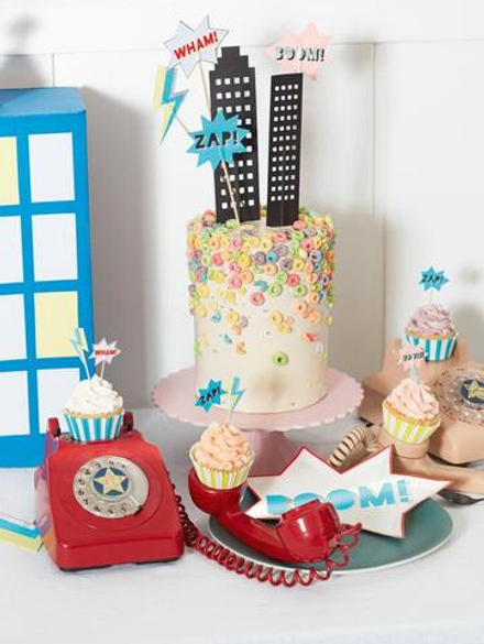 Топперы "Супер Герои" 6 шт. (2023)