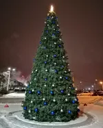 Уличная елка каркасная "Уральская сосна" (Леска) от 4 до 30 м