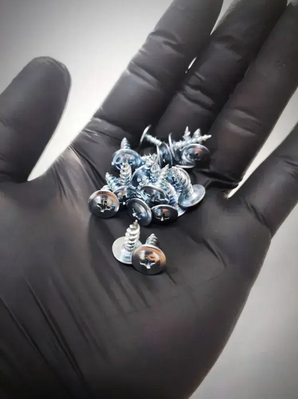 Саморез с прессшайбой 4,2х14 (острый) - 20 штук, универсальный, оцинкованный, шлиц Ph-2