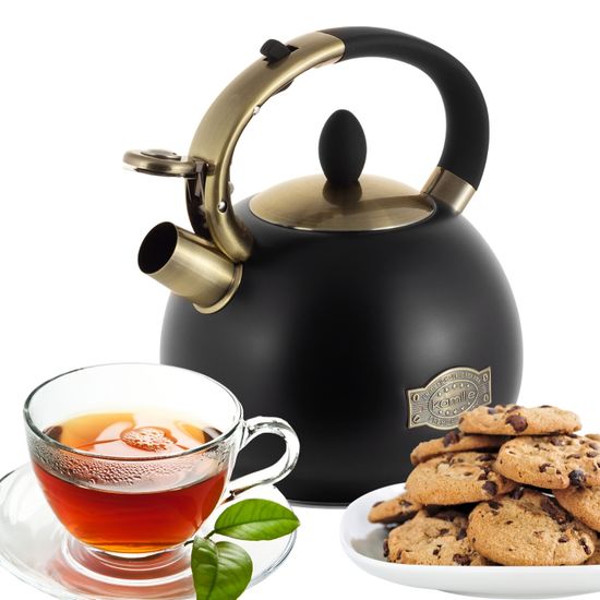 Чайник 2,7 л. из нержавеющей стали со свистком Kamille KM 0852