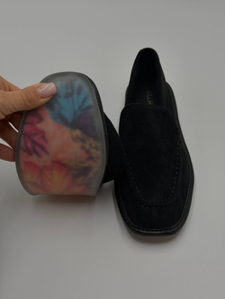 Туфли женские экокожа арт. 344-1 цвет "чёрный"