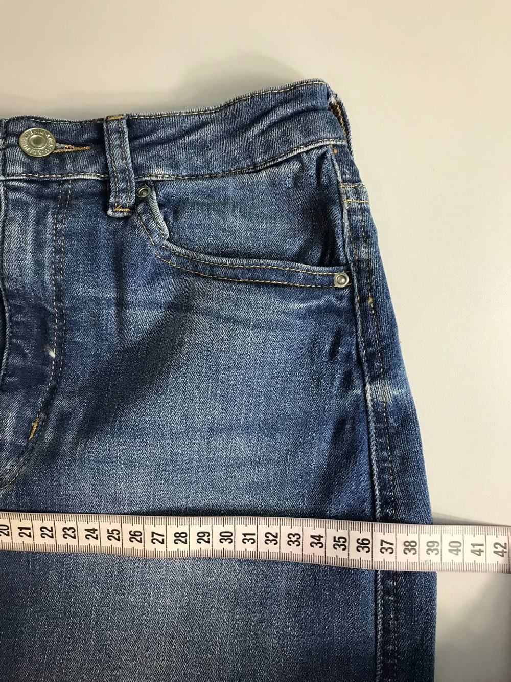 Юбка H&M джинсовая, ничего лишнего в дизайне,  40 российский размер