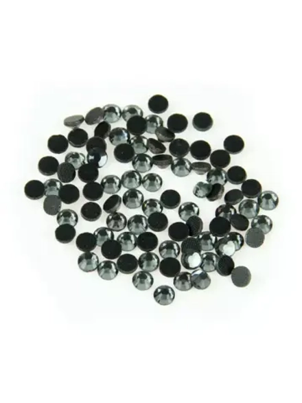 Стразы термоклеевые стекло ss20 Black Diamond