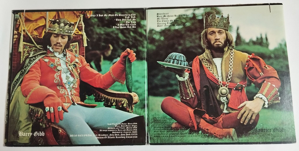 Винтажная виниловая пластинка LP Bee Gees Cucumber Castle (USA 1970)